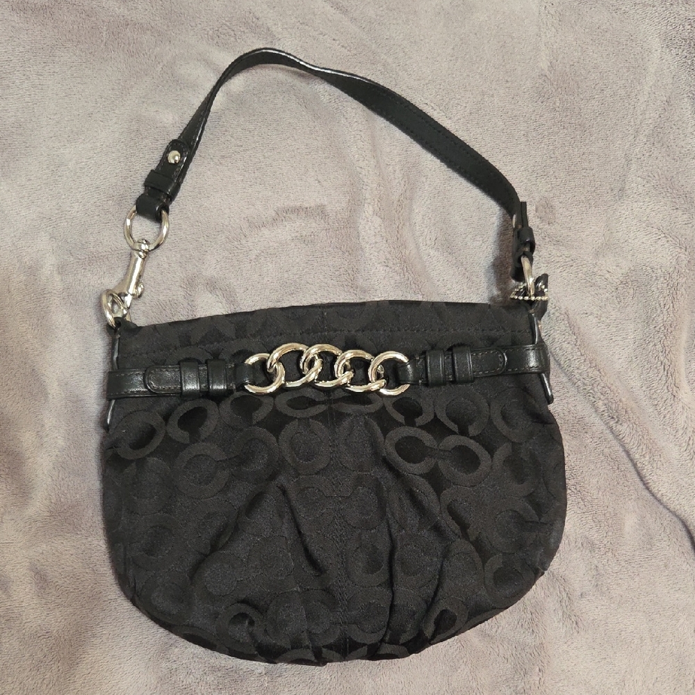Y2K Style! Coach Black Shoulder Bag Small